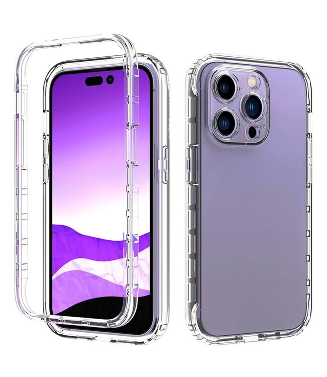 Transparant Hybrid Hoesje voor de iPhone 14 Pro