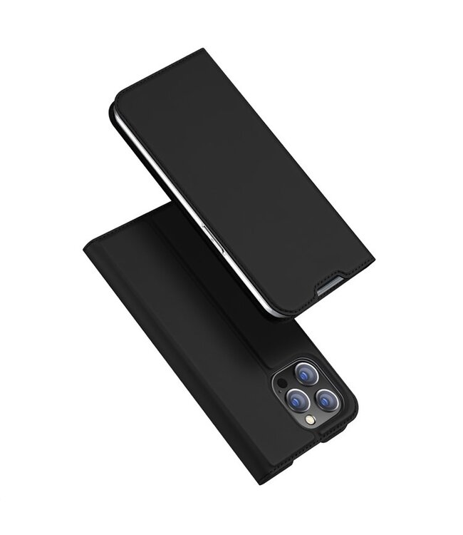 Dux Ducix Zwart Slim Bookcase Hoesje voor de iPhone 14 Pro