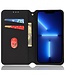 Blauw Ruiten Design Bookcase Hoesje voor de iPhone 14 Pro