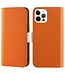 Oranje Litchee Bookcase Hoesje voor de iPhone 14 Pro