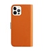 Oranje Litchee Bookcase Hoesje voor de iPhone 14 Pro