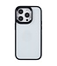 Transparant / Zwart Hybrid Hoesje voor de iPhone 14 Pro