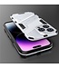 Zilver Hybrid Hoesje met Kickstand voor de iPhone 14 Pro