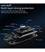 Titanium Grijs Hybrid Hoesje met Ringstand voor de iPhone 14 Pro