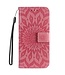 Roze Mandala Bookcase Hoesje voor de iPhone 14 Pro