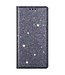 Grijs Glitter Bookcase Hoesje voor de iPhone 14 Pro