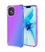 Paars / Blauw Gradient TPU Hoesje voor de iPhone 14 Pro