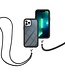 YB Zwart TPU Hoesje Met Koord voor de iPhone 14 Pro