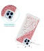 Roze Glitter TPU Hoesje voor de iPhone 14 Pro