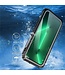 Transparant / Zwart Waterdicht Full Body Hoesje voor de iPhone 14 Pro