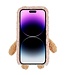 Roze Pluche Beertje Hoesje voor de iPhone 14 Pro