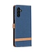 Navy Blauw Jeans Bookcase Hoesje voor de Samsung Galaxy A13 (5G) / A04s