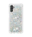 Zilver Glitter Hartjes TPU Hoesje voor de Samsung Galaxy A13 (5G) / A04s