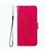 Rood Mandala Bookcase Hoesje voor de Samsung Galaxy A13 (5G) / A04s