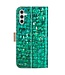 Groen Krokodillen Bookcase Hoesje voor de Samsung Galaxy A13 (5G) / A04s