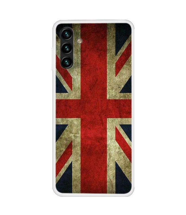 Engelse Vlag TPU Hoesje voor de Samsung Galaxy A13 (5G) / A04s