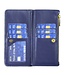 Binfen Color Blauw Ruiten Bookcase Hoesje voor de Samsung Galaxy A13 (5G) / A04s