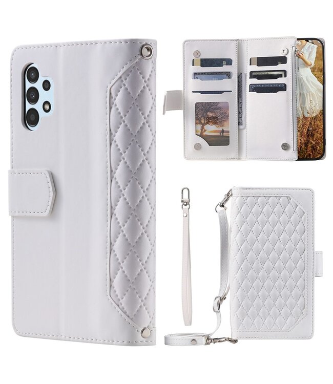 Wit Wallet Hoesje voor de Samsung Galaxy A13 (4G/5G) / A04s