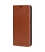 Bruin Echt Leder Bookcase Hoesje voor de Samsung Galaxy A13 (5G) / A04s