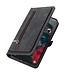 Zwart Rits Bookcase Hoesje voor de Samsung Galaxy A13 (5G) / A04s