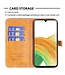 Binfen Color Zwart Bookcase Hoesje voor de Samsung Galaxy A13 (5G) / A04s