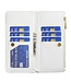 Binfen Color Wit Ruiten Bookcase Hoesje voor de Samsung Galaxy A13 (4G/5G) / A04s