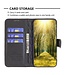 Binfen Color Zwart Ruiten Bookcase Hoesje voor de Samsung Galaxy A13 (5G) / A04s