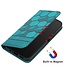 Blauw Design Bookcase Hoesje voor de Samsung Galaxy A13 (5G) / A04s