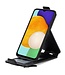 Zwart Stijlvol Flipcase Hoesje met Rits voor de Samsung Galaxy A13 (5G) / A04s