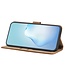 Bruin Lijnen Bookcase Hoesje voor de Samsung Galaxy A13 (5G) / A04s