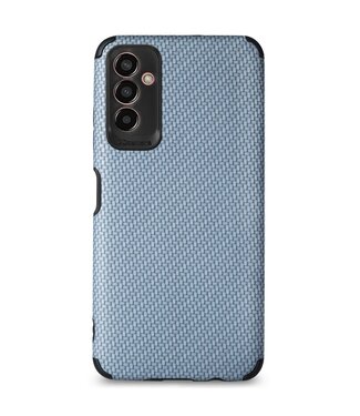 Blauw Carbon TPU Hoesje met Lens Samsung Galaxy A13 (5G) / A04s