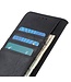Khazneh Zwart Effen Bookcase Hoesje voor de Samsung Galaxy A53