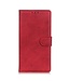 Rood Effen Bookcase Hoesje voor de Samsung Galaxy A53