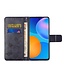 Donkerblauw Vlinders Bookcase Hoesje voor de Samsung Galaxy A53