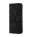 Zwart Splitleer Bookcase Hoesje voor de Samsung Galaxy A53