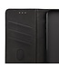 Zwart Splitleer Bookcase Hoesje voor de Samsung Galaxy A53