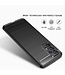 Blauw Carbon Textuur TPU Hoesje voor de Samsung Galaxy A53