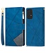 Blauw Splitleer Bookcase Hoesje voor de Samsung Galaxy A53