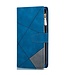 Blauw Splitleer Bookcase Hoesje voor de Samsung Galaxy A53
