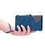Blauw Splitleer Bookcase Hoesje voor de Samsung Galaxy A53