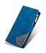 Blauw Splitleer Bookcase Hoesje voor de Samsung Galaxy A53