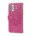 Roze Glitter Bookcase Hoesje voor de Samsung Galaxy A53