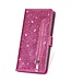 Roze Glitter Bookcase Hoesje voor de Samsung Galaxy A53