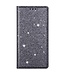 Grijs Glitter Bookcase Hoesje voor de Samsung Galaxy A53