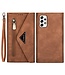 Bruin Wallet Bookcase Hoesje voor de Samsung Galaxy A53