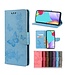 Blauw Vlinder Bookcase Hoesje voor de Samsung Galaxy A53