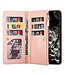Rosegoud Glitter Bookcase Hoesje voor de Samsung Galaxy A53