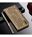 Goud Glitter Bookcase Hoesje voor de Samsung Galaxy A53