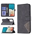 Binfen Color Zwart Geometrisch Bookcase Hoesje voor de Samsung Galaxy A53