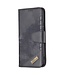 Binfen Color Zwart Krokodillen Bookcase Hoesje voor de Samsung Galaxy A53